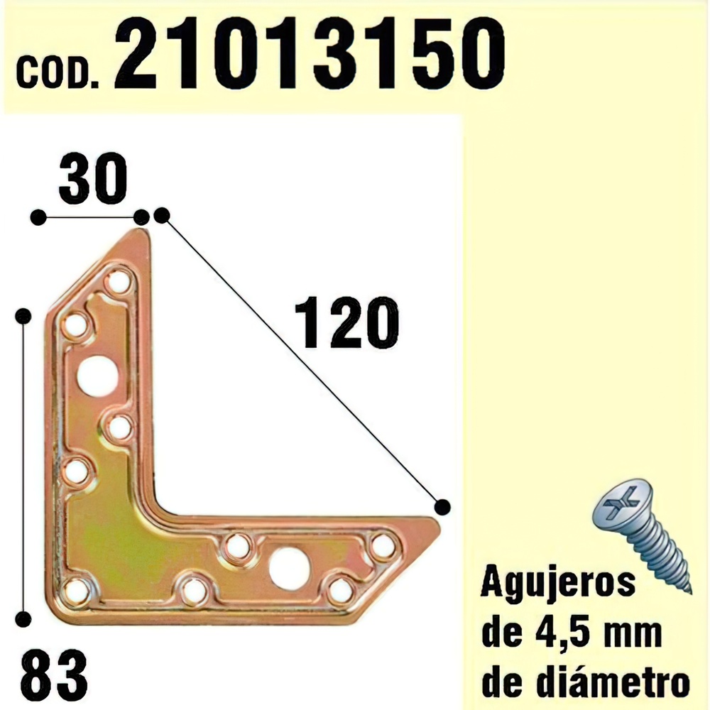 Soporte para madera placa 